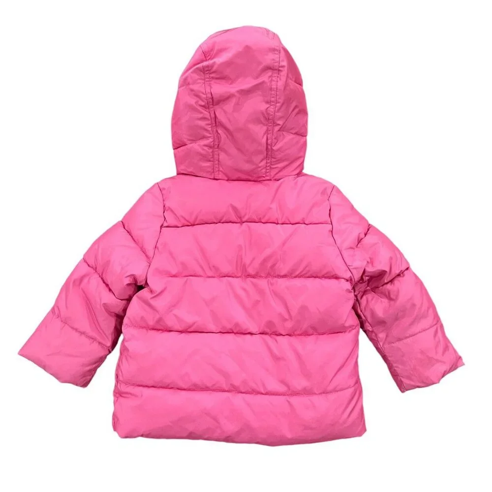 Baby Gap 3Y Pink Hooded Primaloft Puffer Coat